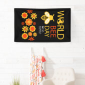 Wereldhoningdag 20 mei spandoek (Insitu)