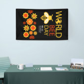 Wereldhoningdag 20 mei spandoek (Beurs)