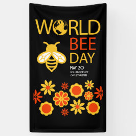 Wereldhoningdag 20 mei spandoek