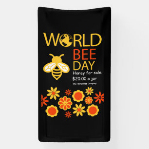 Wereldhoningdag 20 mei spandoek