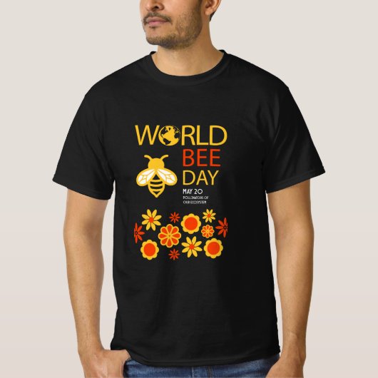 Wereldhoningdag 20 mei t-shirt (Voorkant)