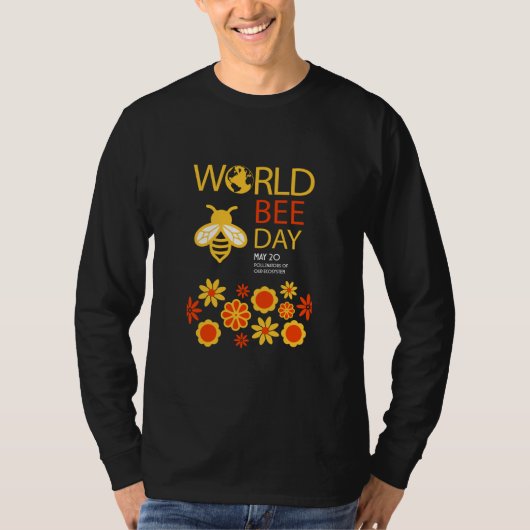 Wereldhoningdag 20 mei t-shirt (Voorkant)