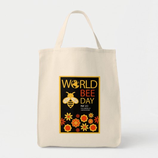 Wereldhoningdag 20 mei tote bag (Voorkant)
