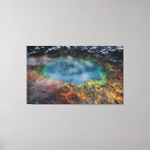 Wereldhorloges Canvas Afdruk (Voorkant)