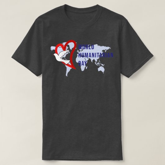 Wereldhumanitaire dag t-shirt (Design voorkant)