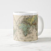 Wereldhypersometrische kaarten grote koffiekop (Voorkant rechts)