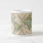 Wereldhypersometrische kaarten grote koffiekop (Voorkant)