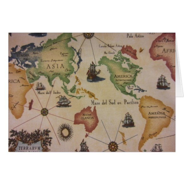 Wereldkaart (Voorkant Horizontaal)