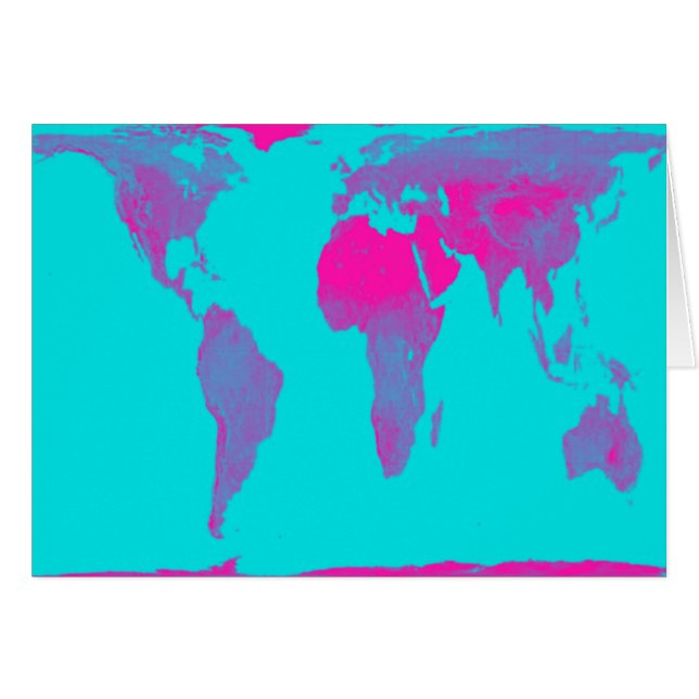 Wereldkaart (Voorkant Horizontaal)