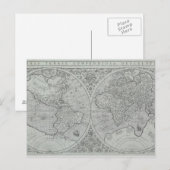 Wereldkaart 10 briefkaart (Voorkant / Achterkant)