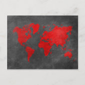 wereldkaart 11 briefkaart (Voorkant)