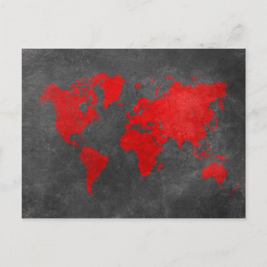 wereldkaart 11 briefkaart (Voorkant)