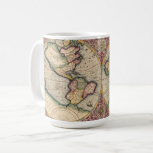 Wereldkaart 1609 Koffiemok