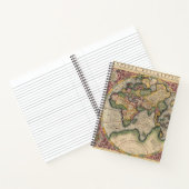Wereldkaart 1609 Notitieboek (Binnen)