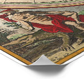 Wereldkaart 1657 poster (Hoek)