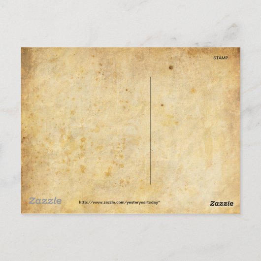 Wereldkaart 1675 briefkaart (Achterkant)