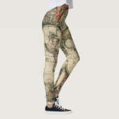 wereldkaart 1689 Leggings (Rechts)
