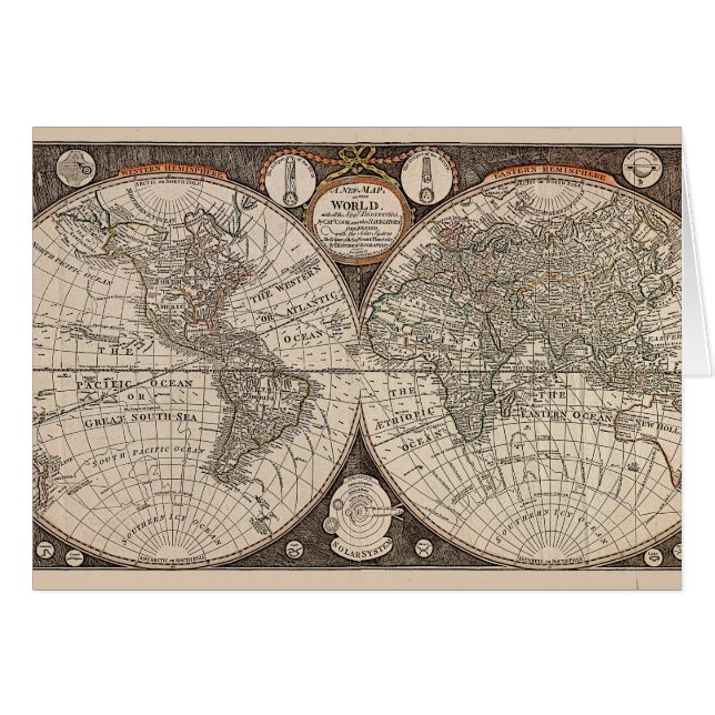  Wereldkaart (1766) (Voorkant Horizontaal)