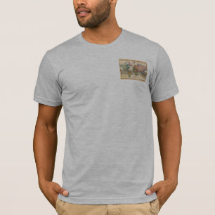 Wereldkaart 1780 Bonne Antique Planisfeer  T-shirt