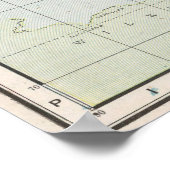  Wereldkaart ( 1901 ) Poster (Hoek)