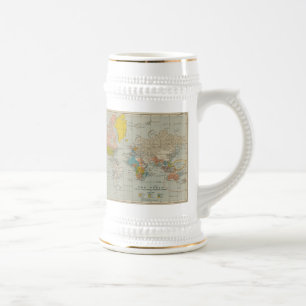 wereldkaart 1910 bierpul