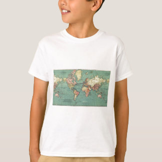 Wereldkaart 1919 t-shirt