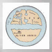 WERELDKAART, 1STE EEUW POSTER (Voorkant)