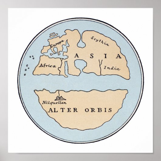 WERELDKAART, 1STE EEUW POSTER (Voorkant)