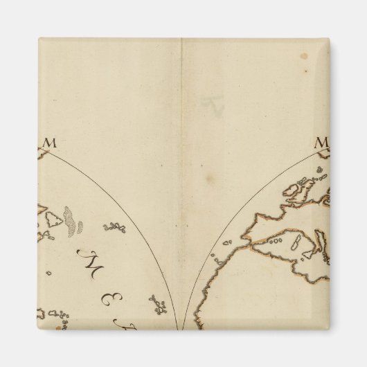WERELDKAART 2 MAGNEET (Voorkant)