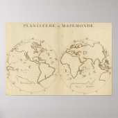 WERELDKAART 2 POSTER (Voorkant)