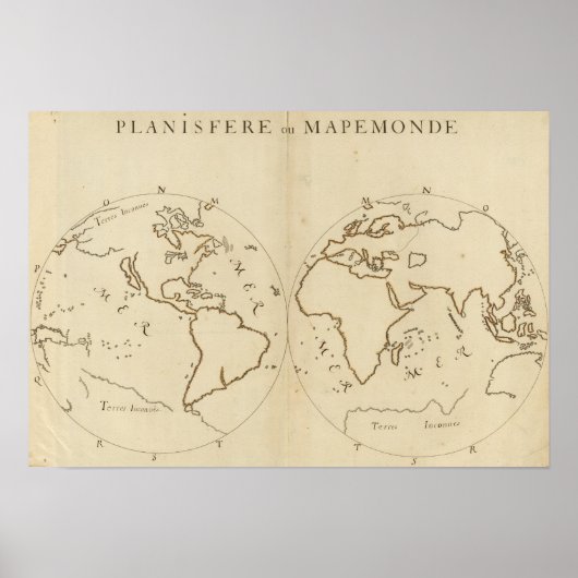 WERELDKAART 2 POSTER (Voorkant)