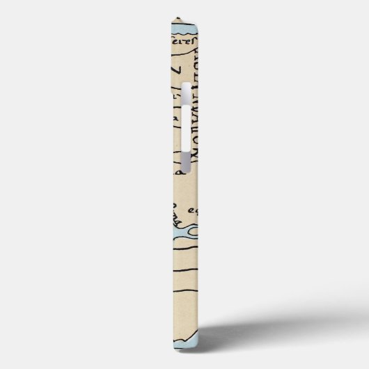 WERELDKAART 2E EEUW Case-Mate iPhone CASE (Achterkant / Links)