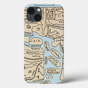 WERELDKAART 2E EEUW iPhone 13 HOESJE