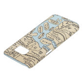 WERELDKAART 2E EEUW Case-Mate SAMSUNG GALAXY HOESJE (Onderkant)