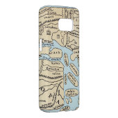 WERELDKAART 2E EEUW Case-Mate SAMSUNG GALAXY HOESJE (Back/Rechts)