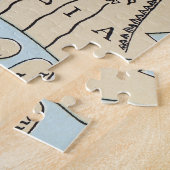 WERELDKAART 2E EEUW LEGPUZZEL (Zijkant)