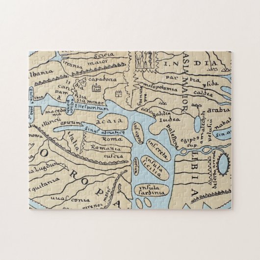 WERELDKAART 2E EEUW LEGPUZZEL (Horizontaal)