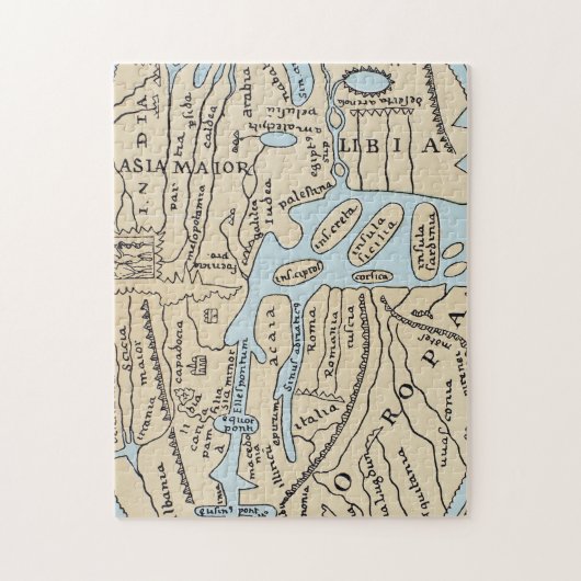 WERELDKAART 2E EEUW LEGPUZZEL (Verticaal)