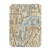 WERELDKAART 2E EEUW MAGNEET (Verticaal)