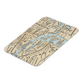 WERELDKAART 2E EEUW MAGNEET (Linkerzijde)