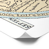 WERELDKAART 2E EEUW POSTER (Hoek)