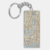 WERELDKAART 2E EEUW SLEUTELHANGER (Voorkant Links)