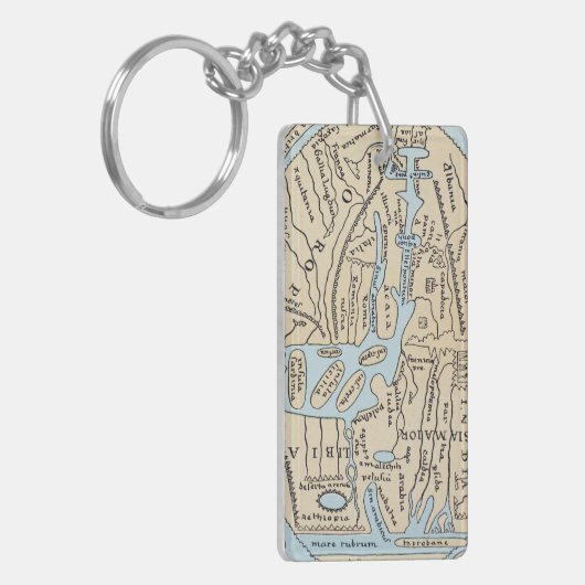 WERELDKAART 2E EEUW SLEUTELHANGER (Voorkant Links)