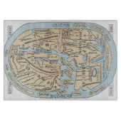 WERELDKAART 2E EEUW SNIJPLANK (Voorkant)