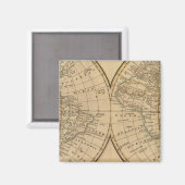 WERELDKAART 3 MAGNEET (Voorkant / Achterkant)