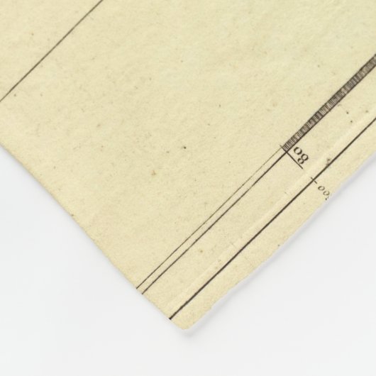 wereldkaart 5 fleece deken (Hoek)