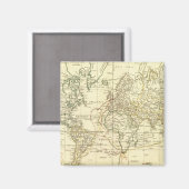 WERELDKAART 5 MAGNEET (Voorkant / Achterkant)