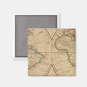 WERELDKAART 7 MAGNEET (Voorkant / Achterkant)