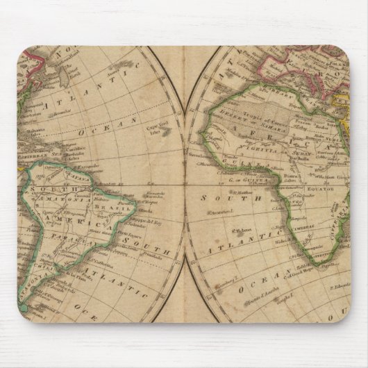 wereldkaart 7 muismat (Voorkant)