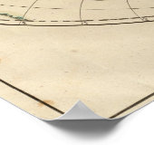 WERELDKAART 7 POSTER (Hoek)